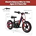 KOZRUNS Electric Dirt Bike for Kids 3-6, 170W Racing Experience Lightweight Motorcycle, New Aluminum Frame with 2 Power Modes, 24V Detachable Battery, 12 Inch Knobby Tires