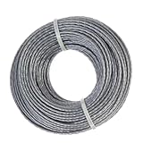 Moliuoly Mähfaden 15 m Ersatzspule 2,0 mm aus robustem Draht für Bosch...
