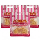 MIJOMA Bakery Mallows 3er Pack 3 x 135 g – glutenfreie Marshmallows in Brezel Croissant Bagel Form – Vanillearoma – Party Snack Candy Bar