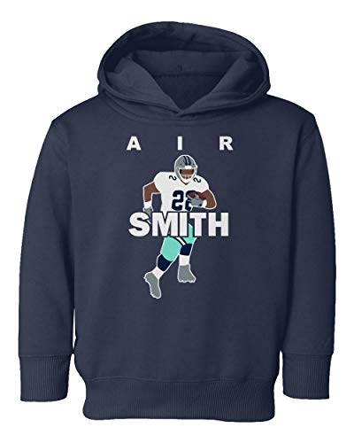 Baku Apparel Dallas AIR Smith Football Little Kids Girls Boys Toddler Hooded Sweatshirt (Navy, 4T)