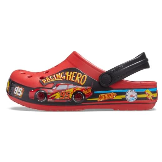 Crocs Fl Cars Lights Band Clog T Zuecos Unisex Niño,Flame,22/23 EU