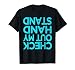 Check Out My Handstand Funny Gymnastics Gift Boys Girls T-Shirt Small