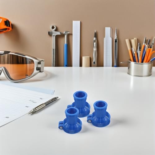 10 Bouchons de valve pour bouteille d'oxygène en plastique bleu résistant aux chocs