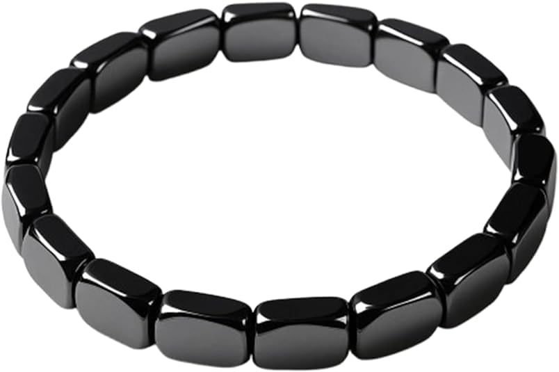 Hemios Hematite Bracelet Men, Naturally Support T-Levels, Restore Confidence, nhance Mental Clarity & Focus
