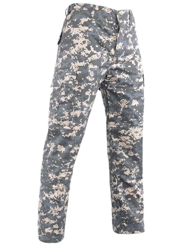 LANBAOSI Men's Tactical Hunting Uniform Combat Suit Shirt Jacket Coat and Pants Set