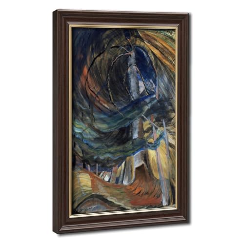 Toile Emily Carr arbre en spirale pour sublimer la décoration murale de votre bureau