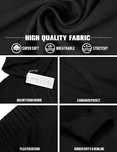 Coofandy Men'S Workout Hoodie Gym Sport Sweatshirt Athletic Pullover Casual Fashion Hooded With Pocket thumb #3