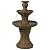 Tuscan Garden Classic Rustic Outdoor Floor Fountain and Waterfalls 41 1/2" High 3 Tiered Decor for Garden Patio Backyard Deck Home Lawn Porch House Relaxation Exterior Balcony - John Timberland