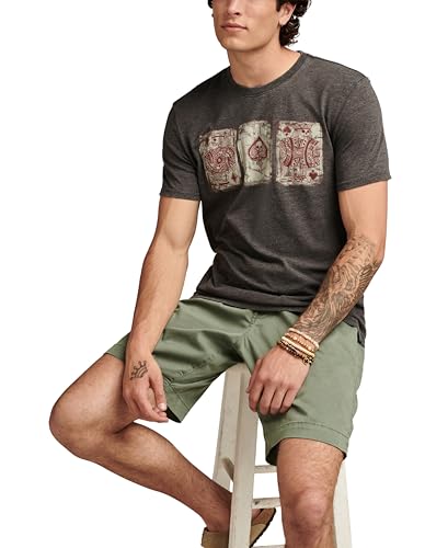 Lucky Brand Men's Poker Cards Tee3