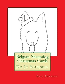 Paperback Belgian Sheepdog Christmas Cards: Do It Yourself Book