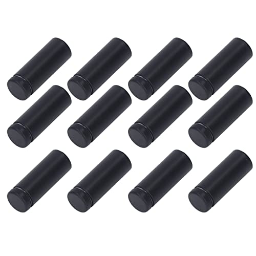 Standoff Screw, 12PCS 19×50mm Advertising Nail Thickened Stainless Steel Stable Polished Matte Black Standoff Screws Acrylic - Image 2