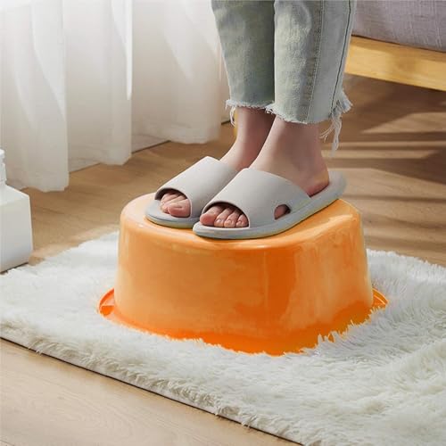 Bañera plástica para spa de pies gran capacidad naranja miniatura 4