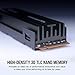 immagine 1Corsair Force MP600 Unità SSD M.2 NVMe PCI-E x4 Gen4, Velocità Lettura e Scrittura Sequenziale Fino a 4.950 MB/s e 4.250 MB/s, 1 TB, Nero
