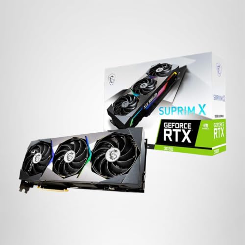 MSI Gaming GeForce RTX 3080 10 GB GDRR6X 320 bit HDMI/DP 1920 MHz Ampere Architettura OC Scheda grafica (RTX 3080 Suprim X 10G) - Scheda video - Immagine 5