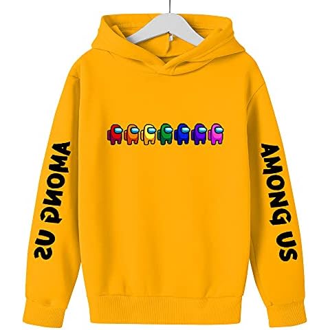 MIKLL Among Us Sweatshirts for Boys Girls Autumn Spring Teenage Hoodies Long Sleeve Hooded Kids Pullover T Shirt Sportswear Cover