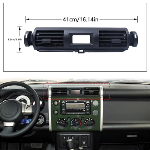 Parrilla de salida de coche para acondicionamiento interior de Toyota FJ Cruiser 3