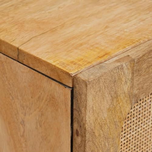 Meuble de rangement bois de manguier pour optimiser les petits salons