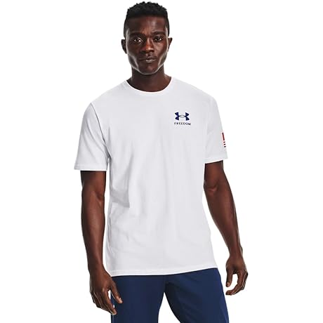 Under Armour Men's New Freedom Flag T-Shirt: Patriotic Style for the Fourth of July