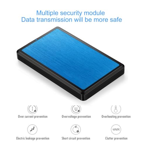Caja externa para disco duro 2.5 pulgadas SATA3.0 aluminio miniatura 4