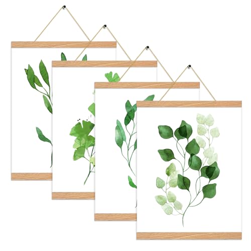 Magnetic Poster Hanger Frames, 4 pack (16 in) Black