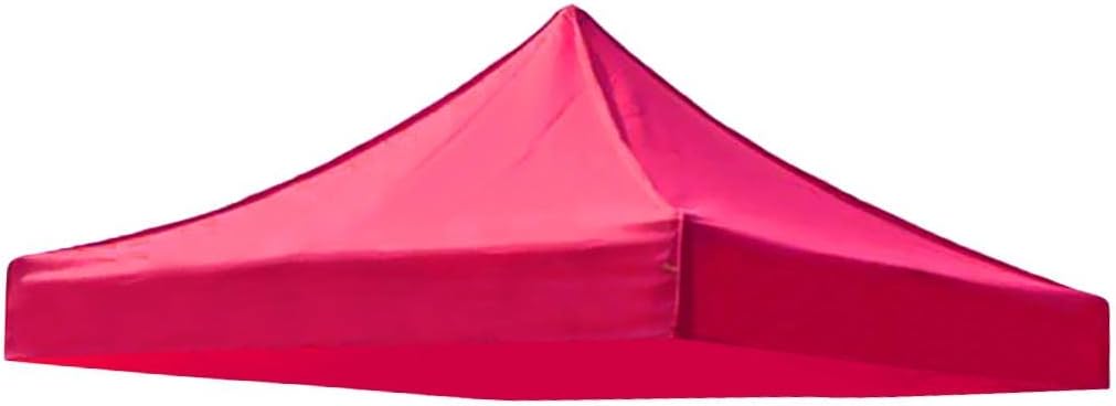 Sun Proof Garden Gazebo Canopy ¨C Replacement Tent Top Cover forion ¨C Portable Weight Design ¨C for Camping & Outdoor Activities ¨C 9.54 x 9.54 Feet - Rose Red
