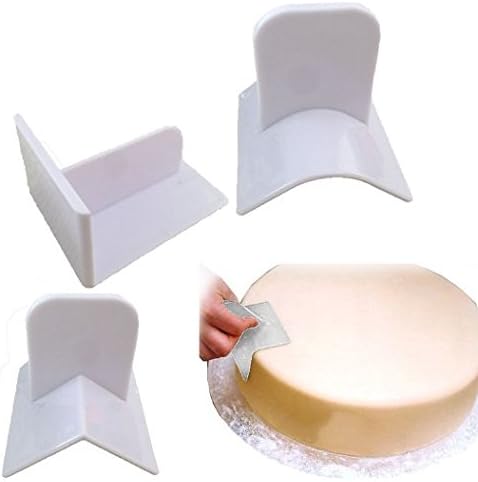 Fondant Smoother Cake Decorate Smoother Polisher Fondant Smoothing Tool Cake Edge Smoother Scraper