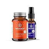Serotalin® Day & Night Set mit 1x ORIGINAL Kapseln mit Griffonia (60 Stk) und 1x liposomales Melatonin Einschlafspray mit Baldrian ohne Alkohol (30ml)
