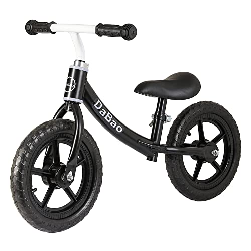 Dabao Balance Bike, Toddler Balance Bike For 2 3 4 5 Year Old, 12 Inch Wheels Kids Balance Bike, No Pedal Training Bike, Baby Balance Bike With Footrest & Adjustable Seat Height #TOP3
