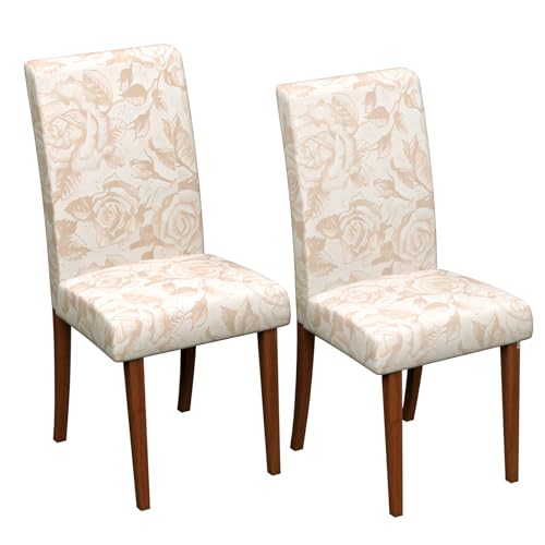 Gdmhy Floral Print Stretch Chair Covers