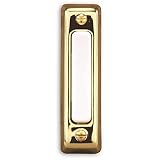 Hampton Bay HB-711-02 Wired Door Bell Push Button, Polished Brass