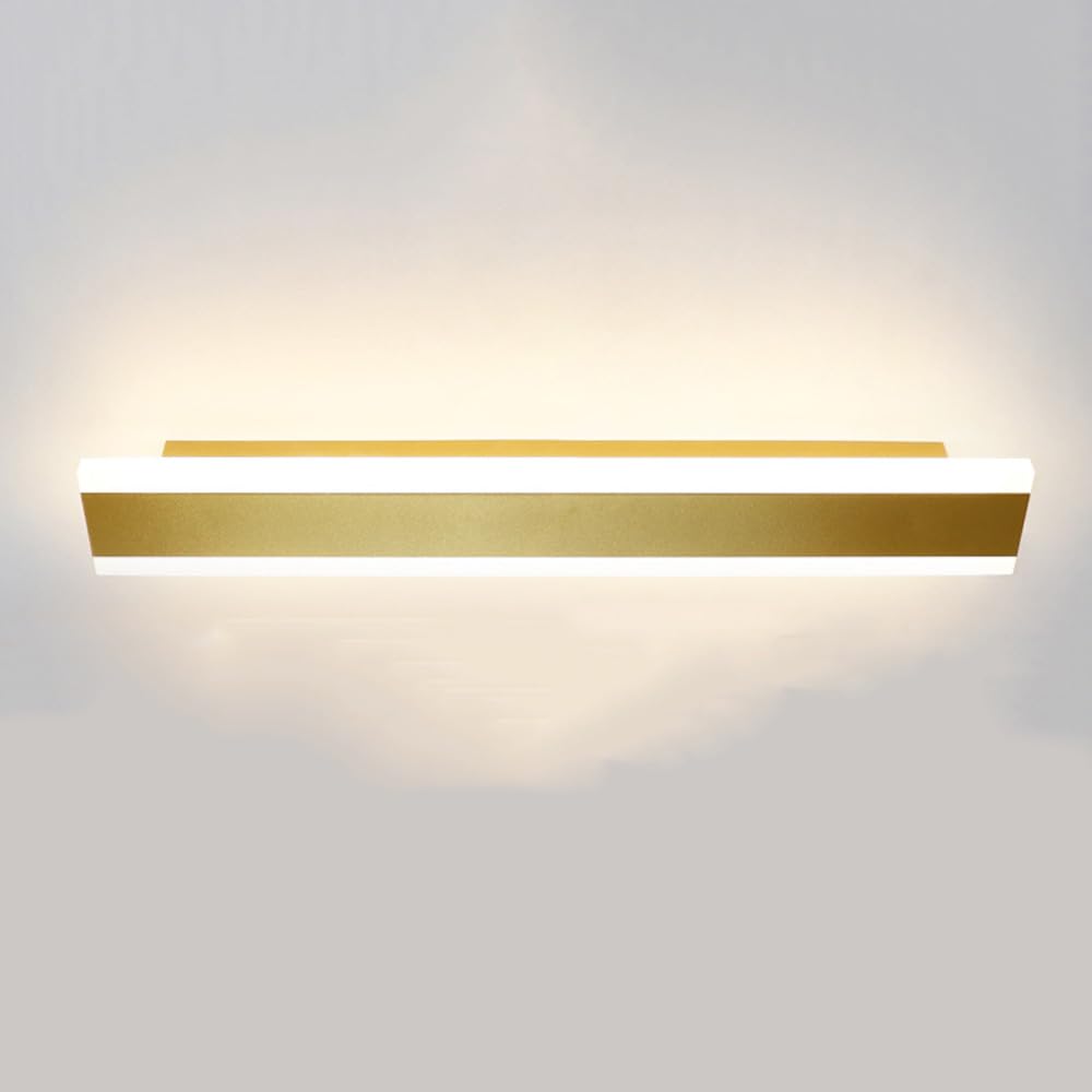 BNWRZCJXY Long Led Bathroom Ceiling Lights Rectangular Flush Mount Dimmable Ceiling Lightd Modern Linear Lighting Fixture Industrial Close Ceiling Lamp for Bathroom Kitchen Entry Porch Stairs/D/Length