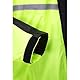 JDC wasserdichte Motorrad-Regenüberzugsjacke Hohe Sichtbarkeit - Shield - Gelb/Schwarz - XXL