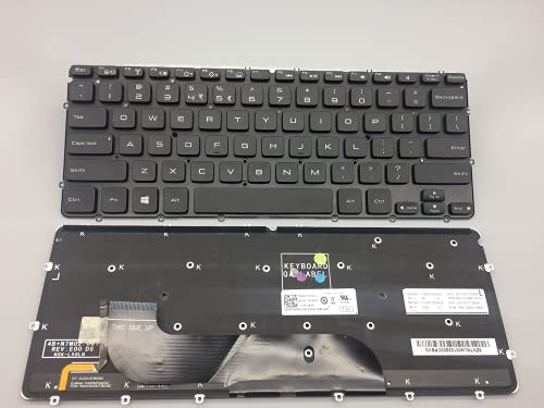 JUNENTER �m�[�g�p�\�R���p�����L�[�{�[�h DELL XPS13 9333 L321X L322X �V���[�Y US ���C�A�E�g V128725AS2 PK130S72BO7 �u���b�N�o�b�N���C�g XPS13