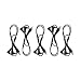 Kurrent Electric (5) Pack of 2 Way Split Effects Pedal DC Power Cables for CIOKS Power Supplies