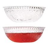 SUPER STURDY THICK PLASTIC PUNCH BOWL / SALAD BOWL / SNACK BOWL, 13.5-Inch Diameter (1)
