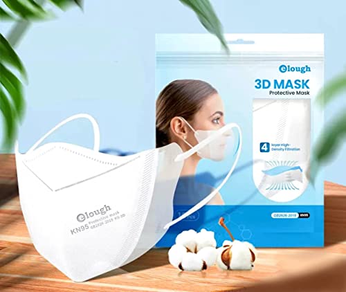 Máscara KN95 Adulto 3D Cores Variadas FFP2 PFF2 Half-fold 5 Camadas Alças de Orelhas Anti Poeira Fil