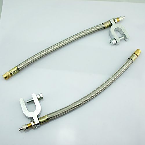 2 Truck RV Car Bike Motorcycle SUV Vehicle Dual Wheel Tire Valve Extender Extension Adaptor (9.84")