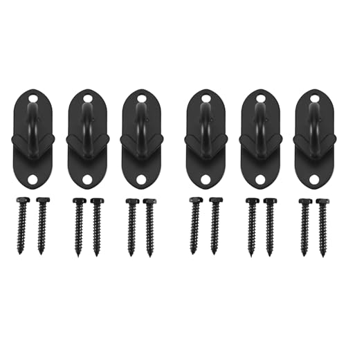 Mucshim 6 anclajes de pared para bandas de resistencia, anclajes de entrenamiento para bandas de resistencia, anclajes de pared para entrenamiento de hondas