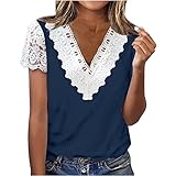 My Orders Placed Recently by Me My Orders Womens Summer Tops Crewneck Lace Crochet Short Sleeve Shirts Casual Chiffon Blouses