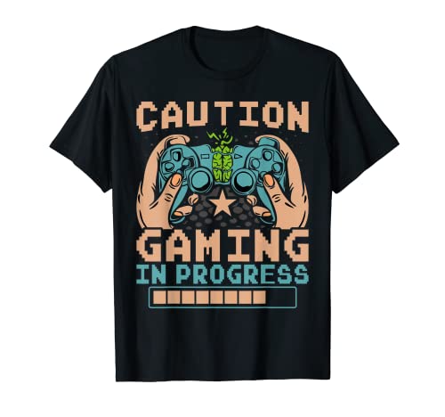 Gaming in Progress Video Games Lover - Funny Gaming Camiseta