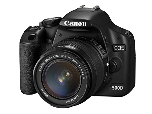 Canon EOS 500D Digital SLR Camera (incl. EF-S 18-55 mm IS Lens Kit) (Renewed)