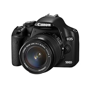 Canon EOS 500D Digital SLR Camera (incl. EF-S 18-55 mm IS Lens Kit) (Renewed)
