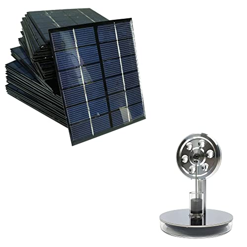 Sunnytech® 1Pc 2W 6V 330Ma Mini Solar Panel & Low Temperature Stirling Engine B031-Lt002 #TOP15