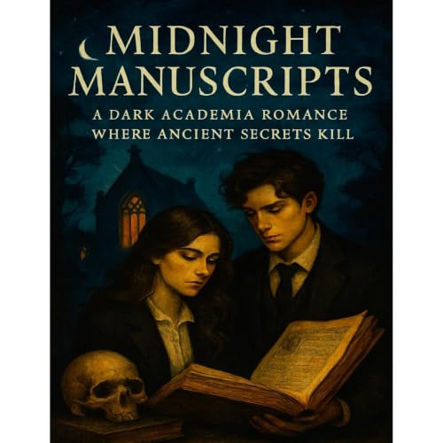 Midnight Manuscripts: A Dark Academia Romance Where Ancient Secrets Kill Audiolibro Por Victoria Blackwood arte de portada