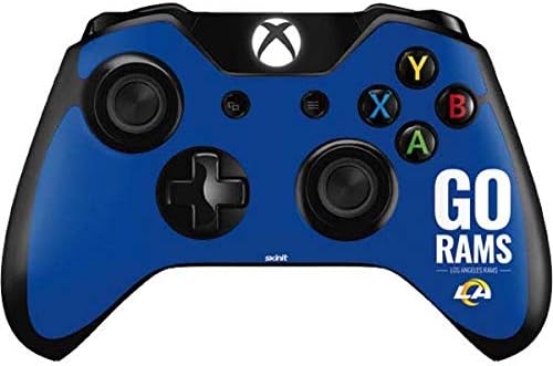 Skinit Decal Gaming Skin Compatible with Xbox One Controller - Officially Licensed NFL Los Angeles Rams Team Motto Design