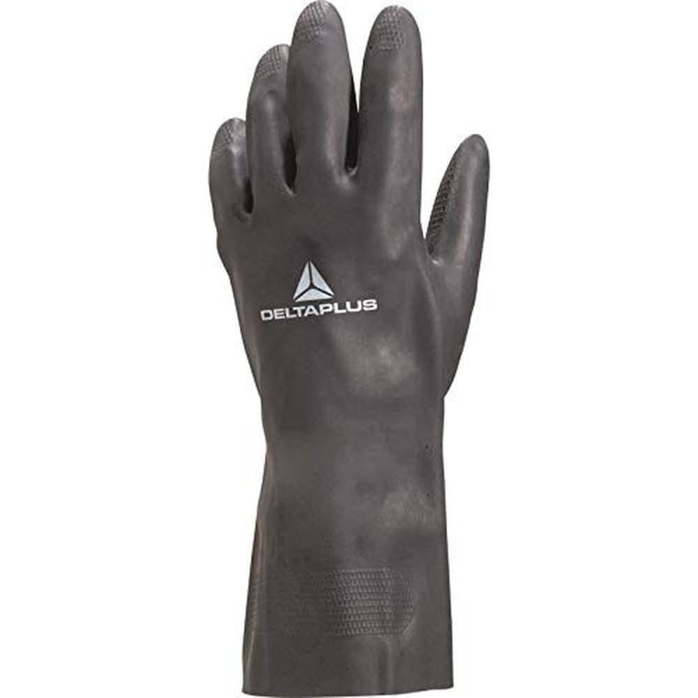 Deltaplus Black Delta Plus Toutravo 509 Neoprene Chemical And Abrasion Resistant Work Safety Gloves Size 8.5