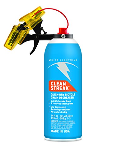 White Lightning Trigger Bicycle Chain Cleaner with 14-Ounce Clean Streak