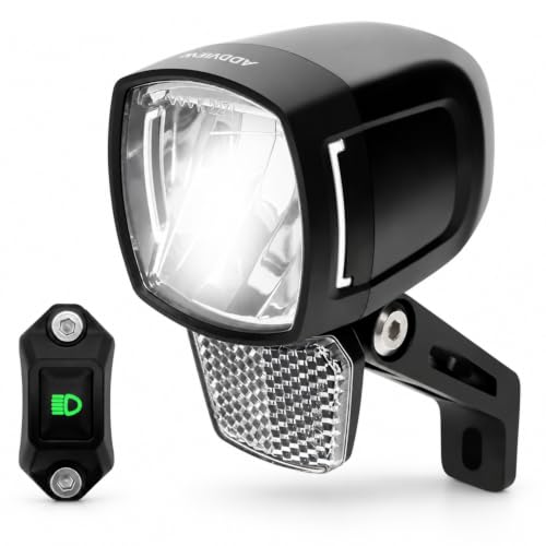 ADDVIEW E-Bike Frontlicht Hammer E170 Plus, 170 Lux, StVZO & ECE, IP65