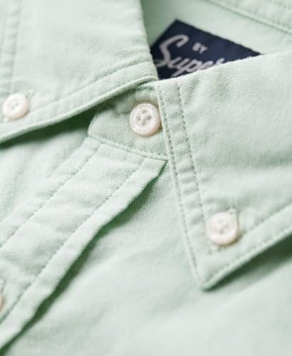 Chemise manches longues coton bio Superdry Oxford - vue 6