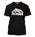 Mens I'm Magical Unicorn In Rainbow T-shirt (Large, BLACK)